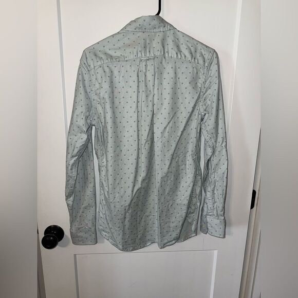 Goodfellow & Co Gray Casual Button Down Shirt with Subtle Pattern - Picture 4 of 5
